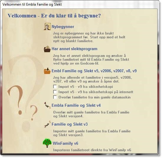 New users create a family tree for the very first time