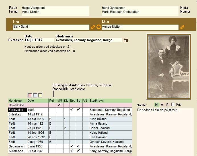 Family editor overview