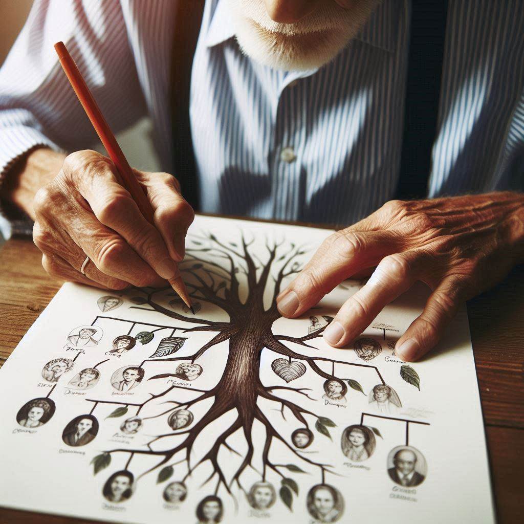 Layout for the Family tree