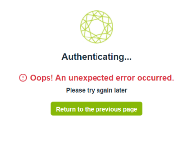 Solutions for “Oops! an unexpected error occurred”