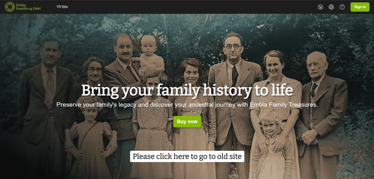 How to find version 9 site (old site)